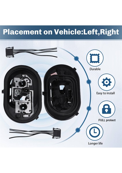 Sol ve Sağ Araba Freni Işık Kuyruğu Işık Devre Kablo Kablo Kurulu Vw Tiguan 2010-2015 5ND945257 5N0945258 (Yurt Dışından) indirimleri
