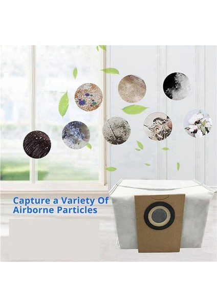 Alpha 2 Pro Robot Süpürge Yedek Aksesuarları Çöpü Için 10 Adet Dokumasız Toz Torbası (Yurt Dışından) modelleri