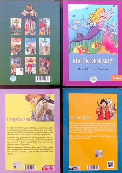 Perili Köşk-Define Adası-Küçük Deniz Kızı-Bir Eşeğin Anıları fiyatları