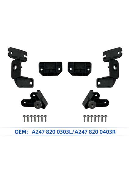 1paır Far Onarım Braket Kitleri A2478200303 A2478200403 Mercedes-Benz Glb Sınıfı X247 20-2024 Far Sabit Pençe (Yurt Dışından) fırsatları