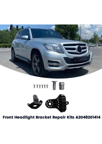 Ön Far Rs Braket Onarım Kitleri A2048201414 Mercedes-Benz Için Glk-Sınıf X204 13-2015 Kafa Işık Lambası Sabit Pençe, B (Yurt Dışından) fırsatları