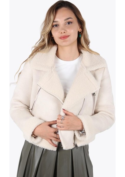 Kadın Mont 5170 Krem fiyatları