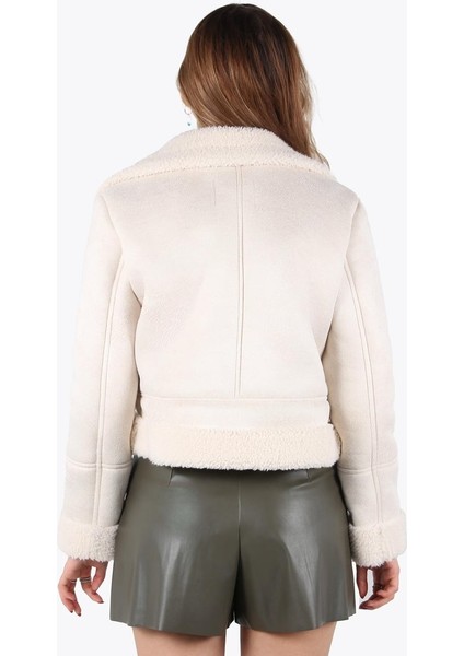 Kadın Mont 5170 Krem fırsatları