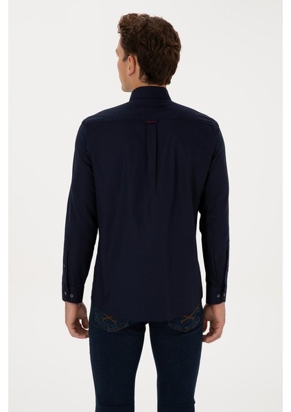 CEDCOLORREG025K U.s Polo Assn. Erkek Uzun Kol Gömlek 2225643 Lacivert fırsatları