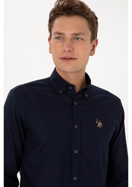 CEDCOLORREG025K U.s Polo Assn. Erkek Uzun Kol Gömlek 2225643 Lacivert indirimleri