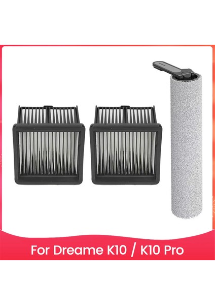 K10 / Pro, 2.0 Zemin Fırçalama Makinesi Yedek Parçaları Için Elektrikli Süpürge Filtre Rulo Fırça Seti (Yurt Dışından)