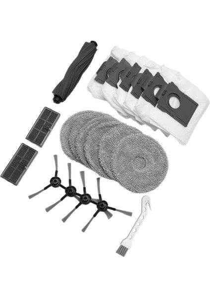 L10S Pro Ultra Heat / X30 Robot Süpürge Ana Yan Fırça Filtre Paspas Bezi Toz Torbası Parçaları (Yurt Dışından) modelleri