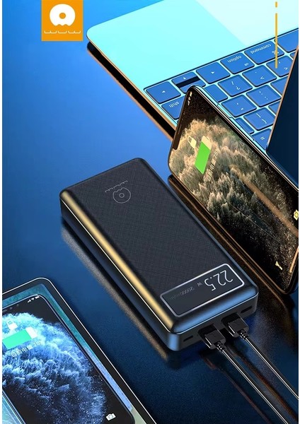 Y100 Power Bank 20000MAH ve Hızlı Şarj 22,5W Beyaz fırsatları