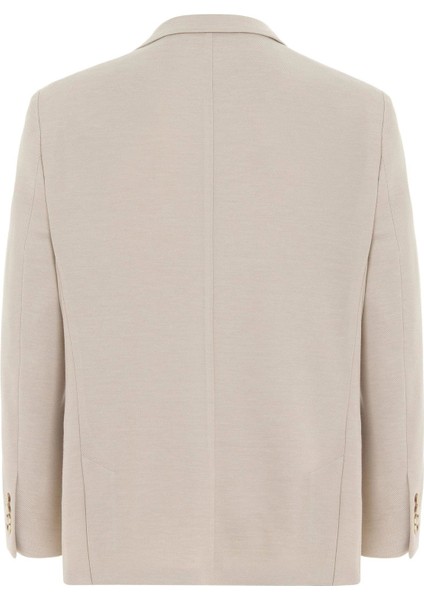 Regular Kalıp 6 Drop Desenli Erkek Ceket CT2004800277 Bej modelleri