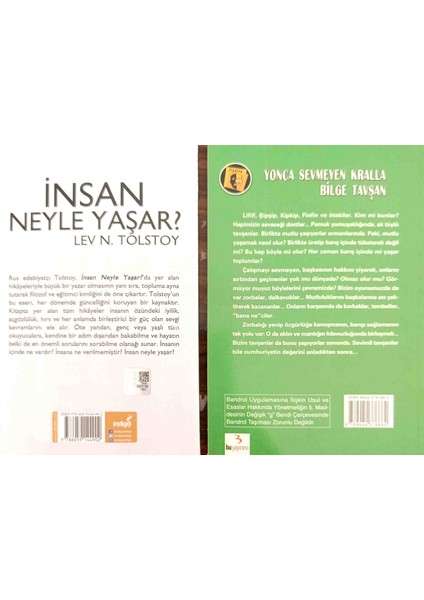 Insan Neyle Yaşar-Yonca Sevmeyen Kralla Bilge Tavşan fiyatları