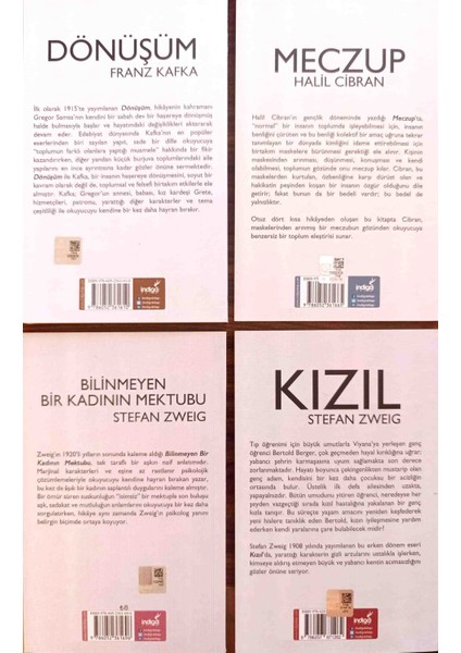 Dönüşüm-Meczup-Kızıl-Bilinmeyen Bir Kadının Mektubu fiyatları
