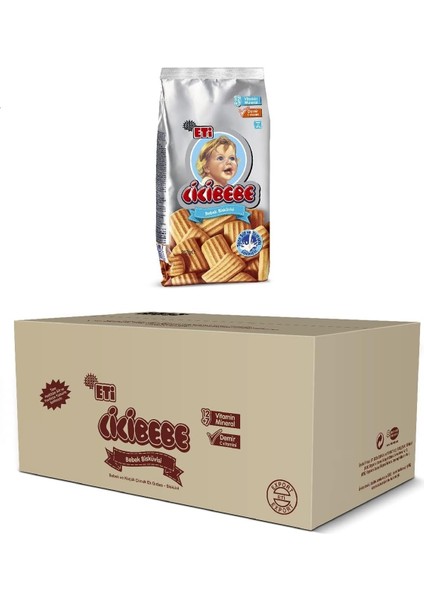 Eti Cicibebe Bisküvi 212 G x 12 Adet modelleri