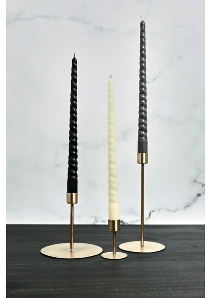 Şamdan Mum 3’lü Set