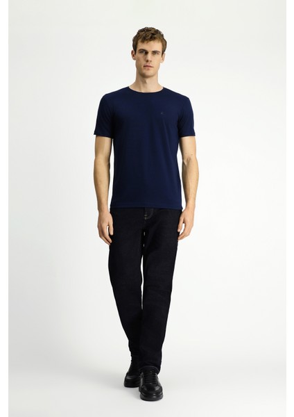 Bisiklet Yaka Slim Fit Dar Kesim Süprem Pamuklu Tişört fırsatları