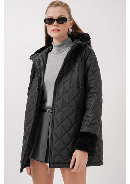 Kadın Mont 5197 Siyah fiyatları