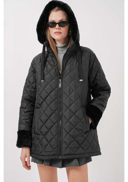 Kadın Mont 5197 Siyah modelleri