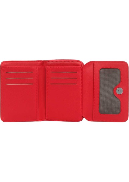 Mentor Kadın Cüzdan-Portföy 65239MN-Kırmızı
