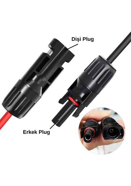 Solar Kablo Çap 4 Mm2 MC4SOKETLI fırsatları