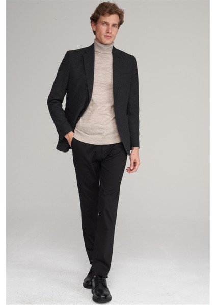 6646 Erkek Regular Flanel Yan Cep Pantolon Siyah fiyatları