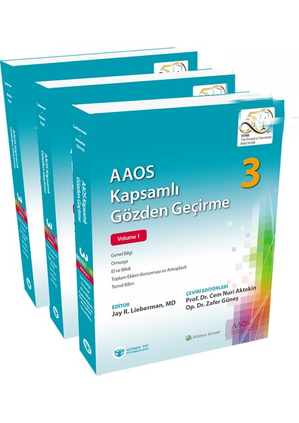 AAOS Kapsamlı Gözden Geçirme - 3 Cilt