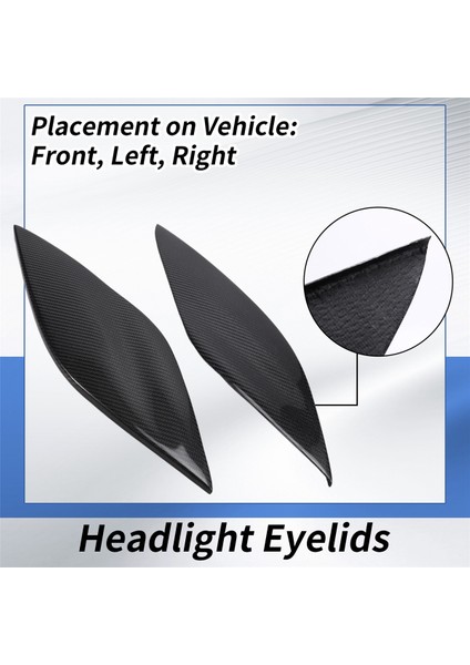 Araba Far Kaşları Göz Kapakları Karbon Fiber Çıkartmalar Fiat Bravo Için Far Kapağı Trim Kapak 2007+ (Yurt Dışından) indirimleri