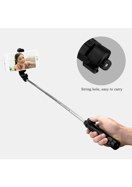 Bluetooth Sie Çubuğu Ayarlanabilir El Tripod Siyah (Yurt Dışından) modelleri