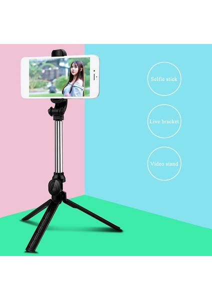 Bluetooth Sie Çubuğu Ayarlanabilir El Tripod Siyah (Yurt Dışından) indirimleri