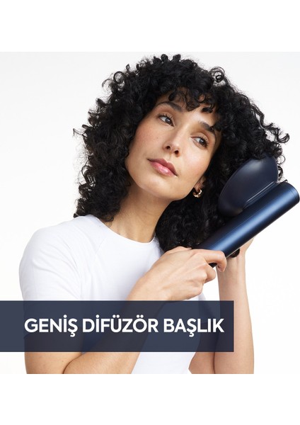 Saç Kurutma ve Şekillendirme Seti Air Wand, Difüzör ve Paddle Başlık Dahil, 1600W, 4 Başlık, Iyon Teknolojisi