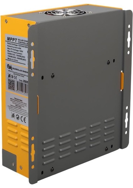 Sunsolar MPK40 Mppt Solar Şarj Kontrol Cihazı 40A (12V/24V/36V/48V Otomatik) 250V Maksimum Pv LCD Ekranlı RS485 Portlu fiyatları