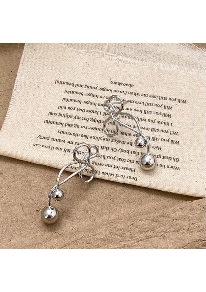 Bükülmüş Çiçekli Inci Püsküllü Fişkili Küpeler (Yurt Dışından) fiyatları