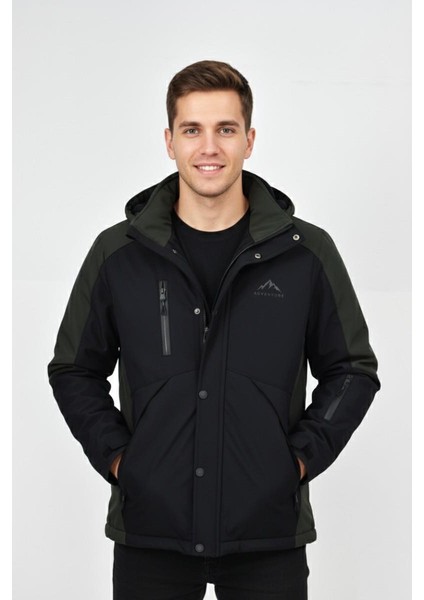 Erkek Kapüşonlu Spor Mont Regular Fit 3016 BGL-ST04904