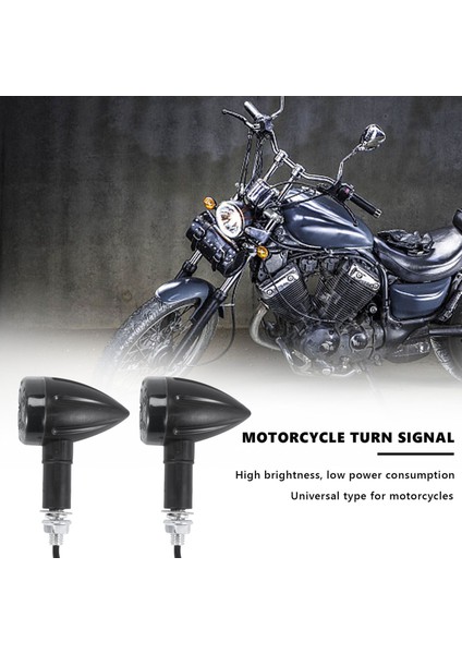 2 Adet Motosiklet Dönüş Sinyali 6led Gösterge Lokomotif Evrensel Dönüş Sinyali (Yurt Dışından) fırsatları