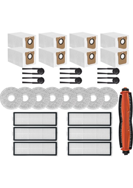 M40S OV31CN Elektrikli Süpürge Yedek Aksesuarları Ana Fırça Yan Filtre Paspas Bezi Toz Torbası (Yurt Dışından) modelleri