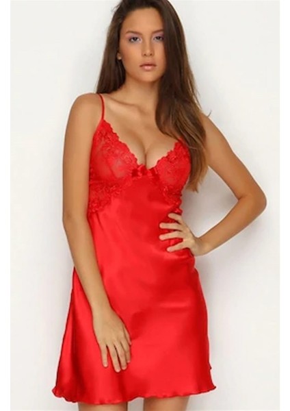 5444 Kısa Saten Gecelik fiyatları