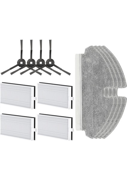 M1 / Trouver Robot Süpürge Yan Fırça Filtre Paspas Bezi Aksesuar Parçası (Yurt Dışından)