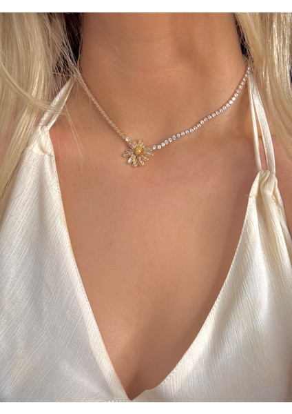 Çelik Dönmeyen Su Yolu Kolye Zirkon Taşlı Kolye fiyatları