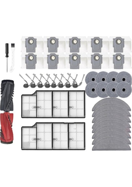 Saros 10/s9 Maxv Ultra Süpürge Için Ana Fırça Yanı Yüksek Verimli Filtre Paspas Bezi Aksesuarları (Yurt Dışından)