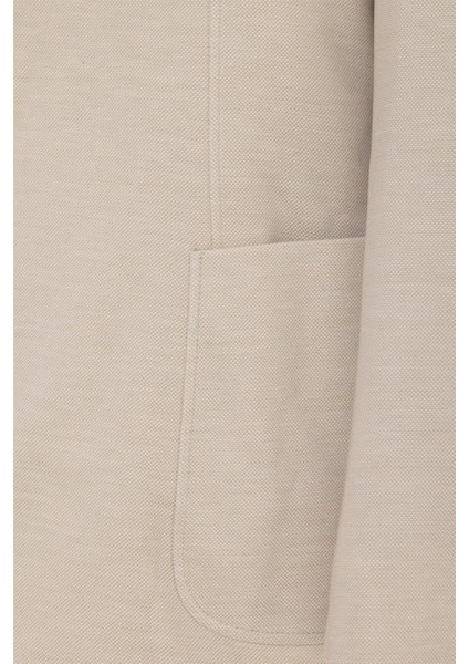 Regular Kalıp 6 Drop Desenli Erkek Ceket CT2004800277 Bej indirimleri