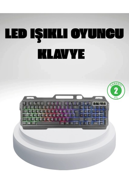 Buğz Rgb Işıklı Oyuncu Klavye Mouse Seti – Türkçe Q, Ayarlanabilir Dpı, Ergonomik ve Dayanıklı Tasarım