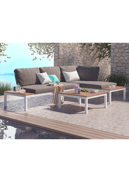 Minosa Bahçe Oturma Takımı Beyaz fiyatları