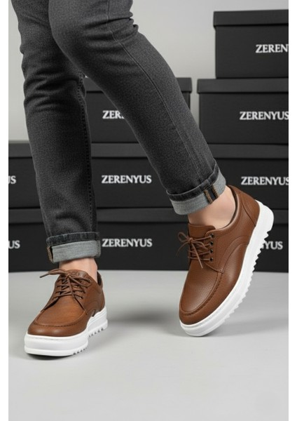 ZRJ-T12 Bağcıklı Erkek Günlük Spor Klasik Ayakkabı Taba fiyatları
