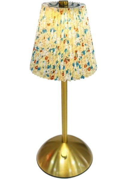 Yatak Odası Başucu Pliseli Kumaş Gece Işığı (Yurt Dışından)