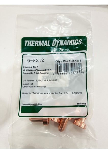 Thermal Dynamıcs 9-8212 Kesme Için Nozul 90/100 Amper 1 Adet fiyatları