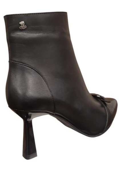 2554001K Sivri Burun Ince Topuk Kadın Deri Bot fırsatları