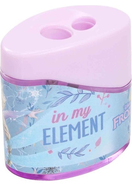 2 Li Kalemtraş 3 Adet Karlar Kraliçesi Elsa Geniş Hazneli Çift Bıçaklı Kalem Traş No5 Figürlü Jumbo Kalemtıraş modelleri