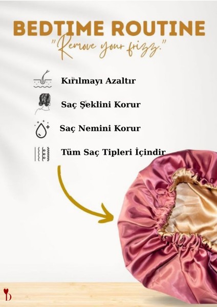 Cırt Cırtlı Bigudi Seti + Saten Saç Bonesi | Hacimli Saç Şekillendirme | Masaj Aleti Hediyeli!