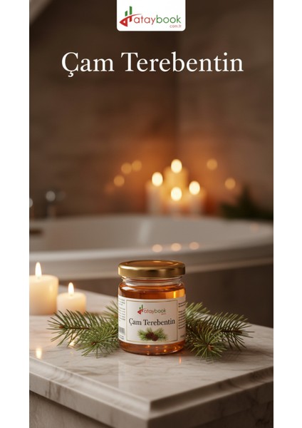 Çam Terebentin Yağı 35ML Cam Kavanoz