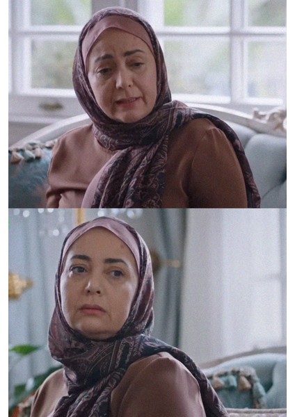 Kızılcık Şerbeti Pembe'nin Tercihi Diamond Sütlü Kahve Nilla Pamuklu Şal