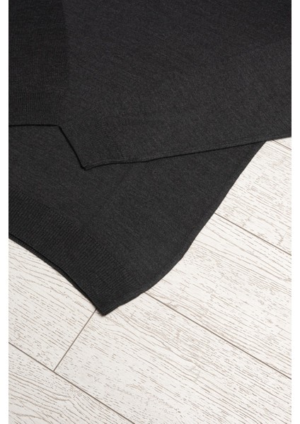 Polo Yaka Battal (Büyük Boy) Yünlü Triko Kazak fırsatları