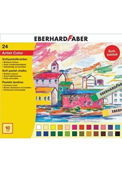 Soft Pastel 24 Renk Yarı Profesyonel Sanatçı Boyası Karton Kutuda fiyatları